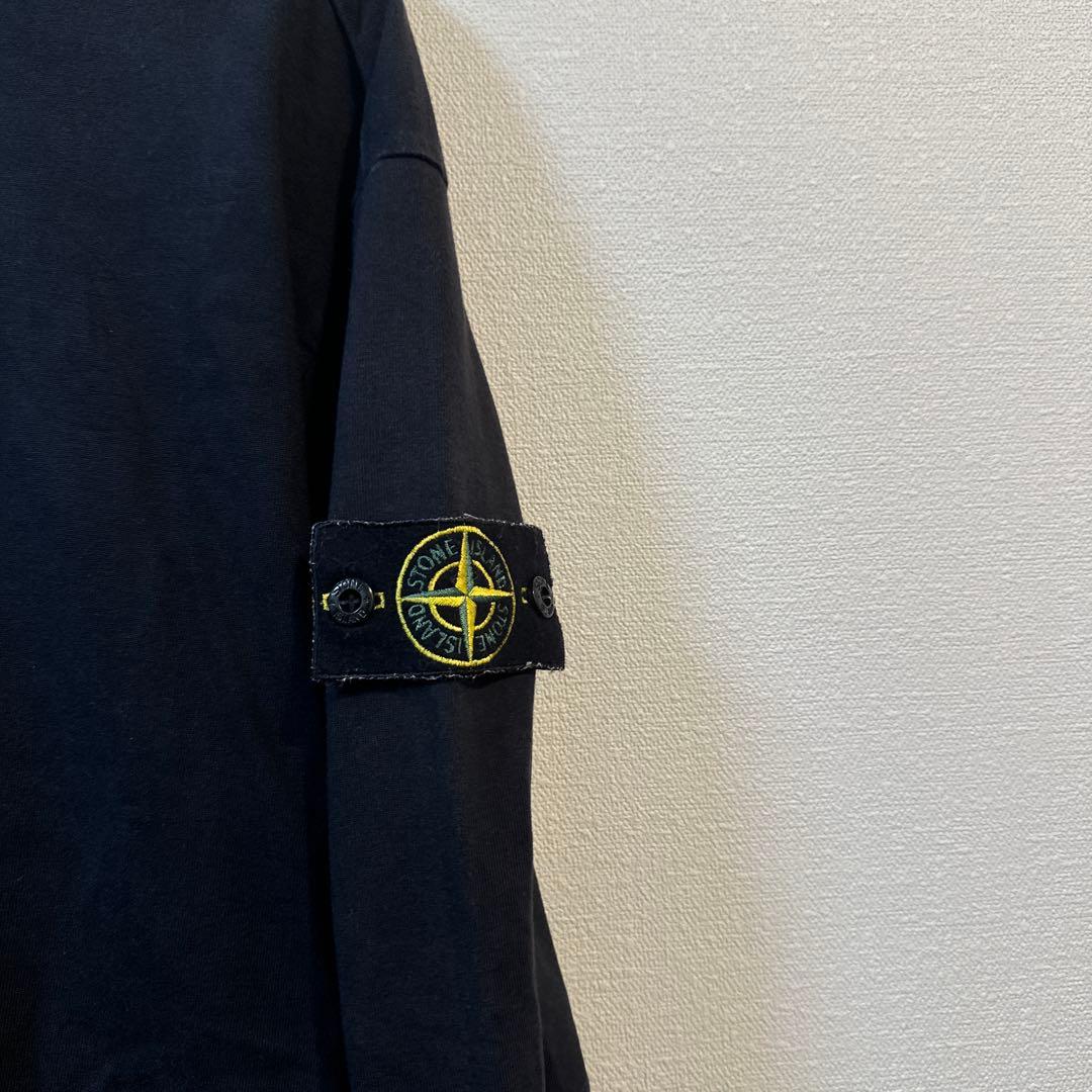 STONE  ストーンアイランド ヘビーウェイト ロンT ブラック