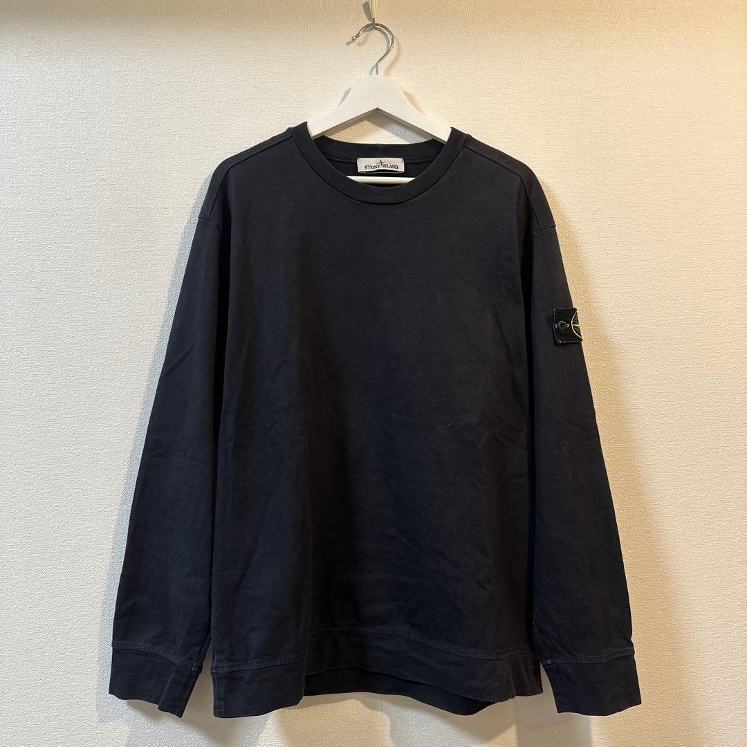STONE  ストーンアイランド ヘビーウェイト ロンT ブラック