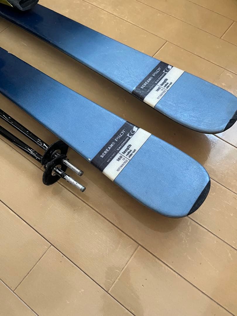 サロモン スキー板 SCREAM 8 160cm / KAZAMA ストック