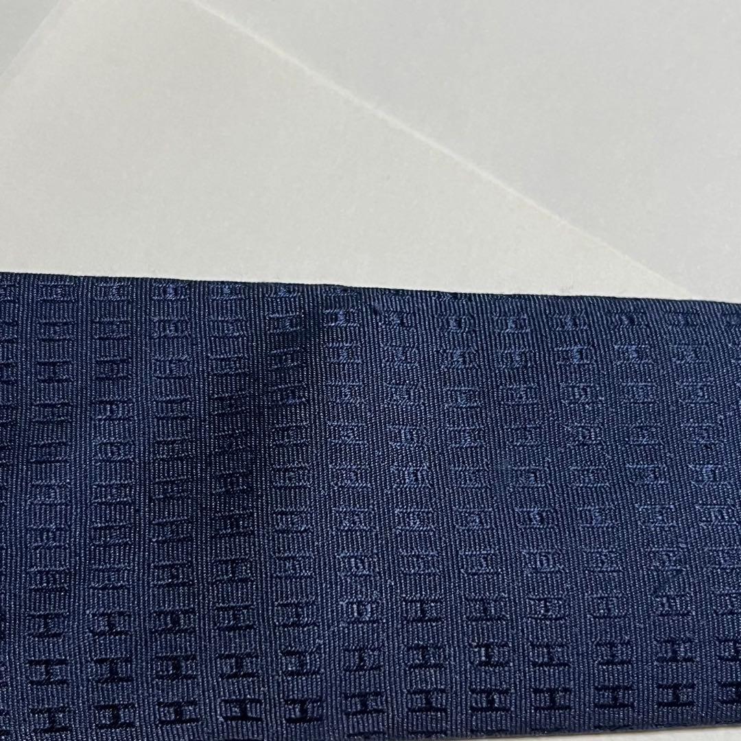 HERMES エルメス シルクネクタイ ファソネ H織り H柄 R469