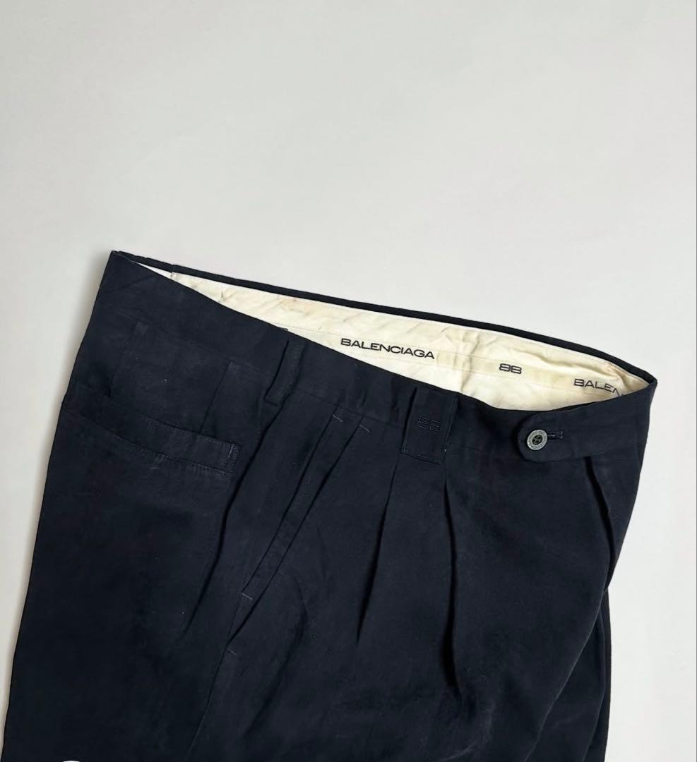 90’s BALENCIAGA ネイビー ヴィンテージスラックス
