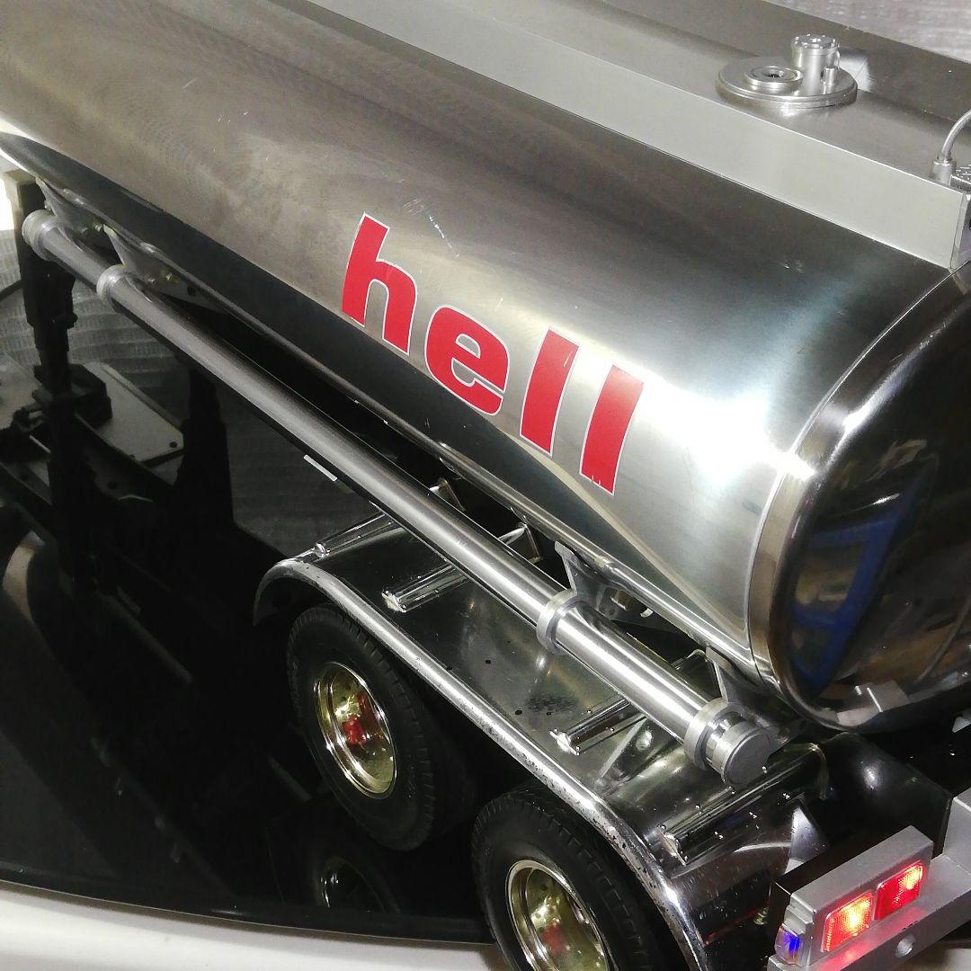 タミヤ 1/14トレーラートラック用 フューエルタンク トレーラー LED電飾