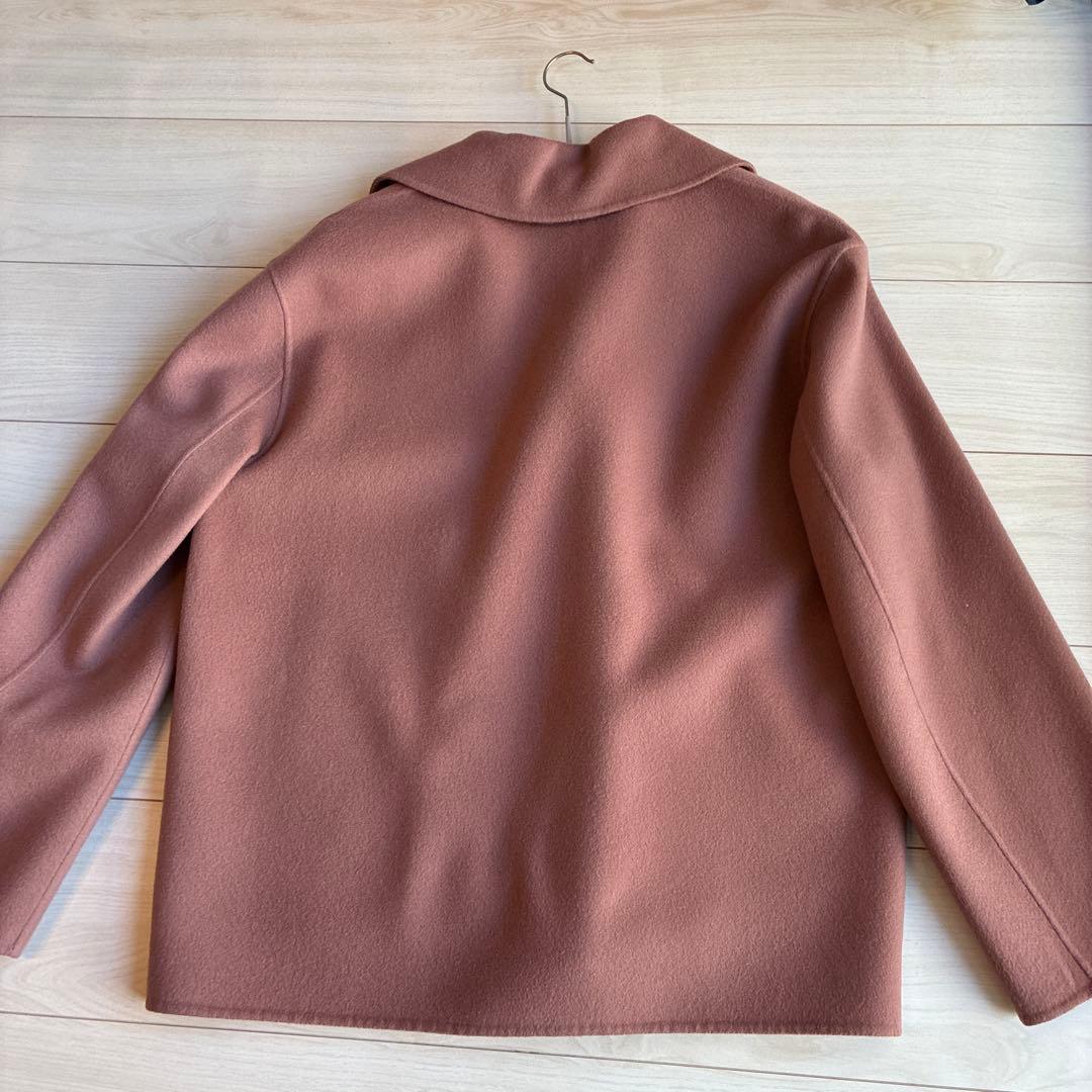 Theory ウールカシミヤ ダブルフェイス ピーコート リバーコート 定価７万