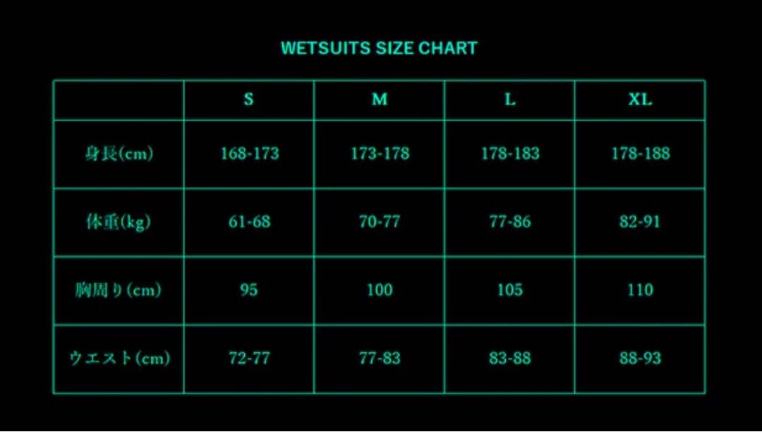 Vissla ウェットスーツ　7seas フル　3/2 Sサイズ