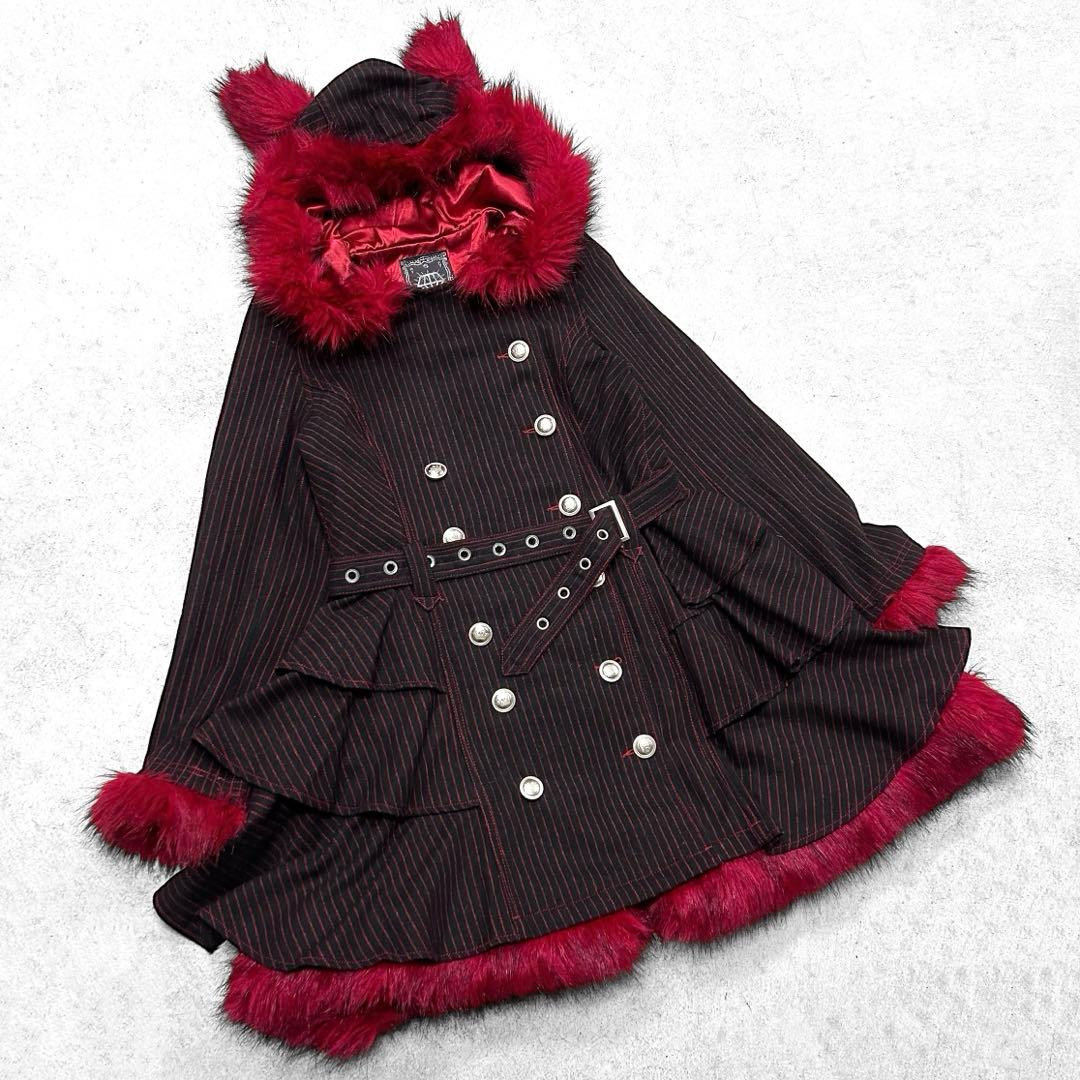 ALGONQUINS アルゴンキン 耳付きコート ブラック ゴスロリ パンク