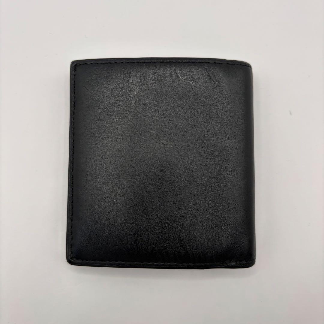 KENZO 二つ折り財布　ブラック　BOKE FLOWER フラワー レザー