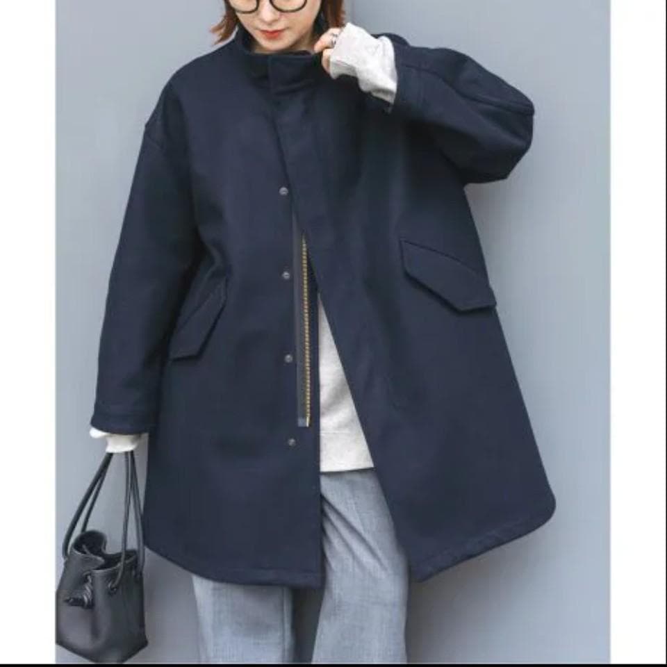 美品✨️スピックアンドスパン メルトンM-65フィールドコート ネイビー 完売品