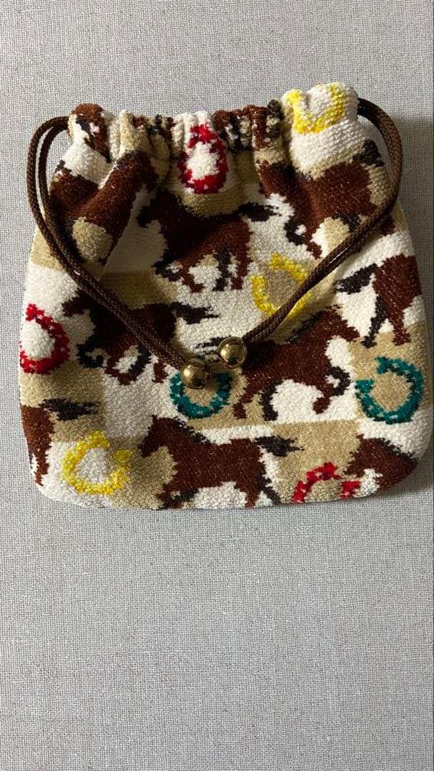 人気⭐︎フェイラースプリントホース巾着ポーチ