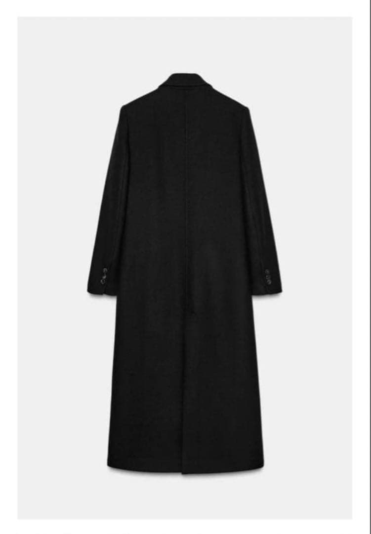 ZARA ロング丈ダブルブレストコート　M 新品未使用