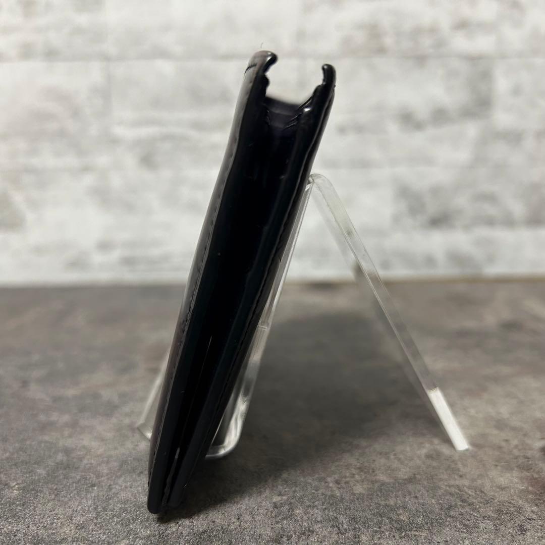 YUHAKU ユハク グラデーション レザー 二つ折り財布 ブラウン ネイビー