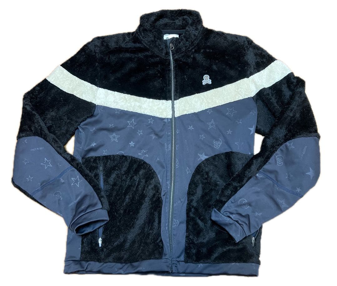 マーク＆ロナ ファー素材 ジップアップジャケット L