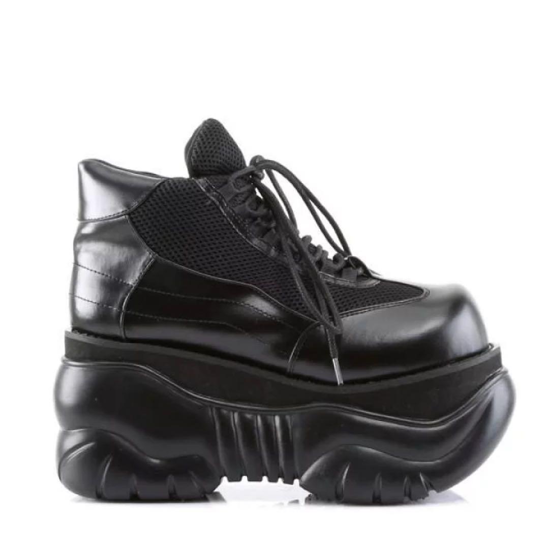 新品⭐️ Demonia デモニア 厚底スニーカー ブーツ28cm 黒 M10