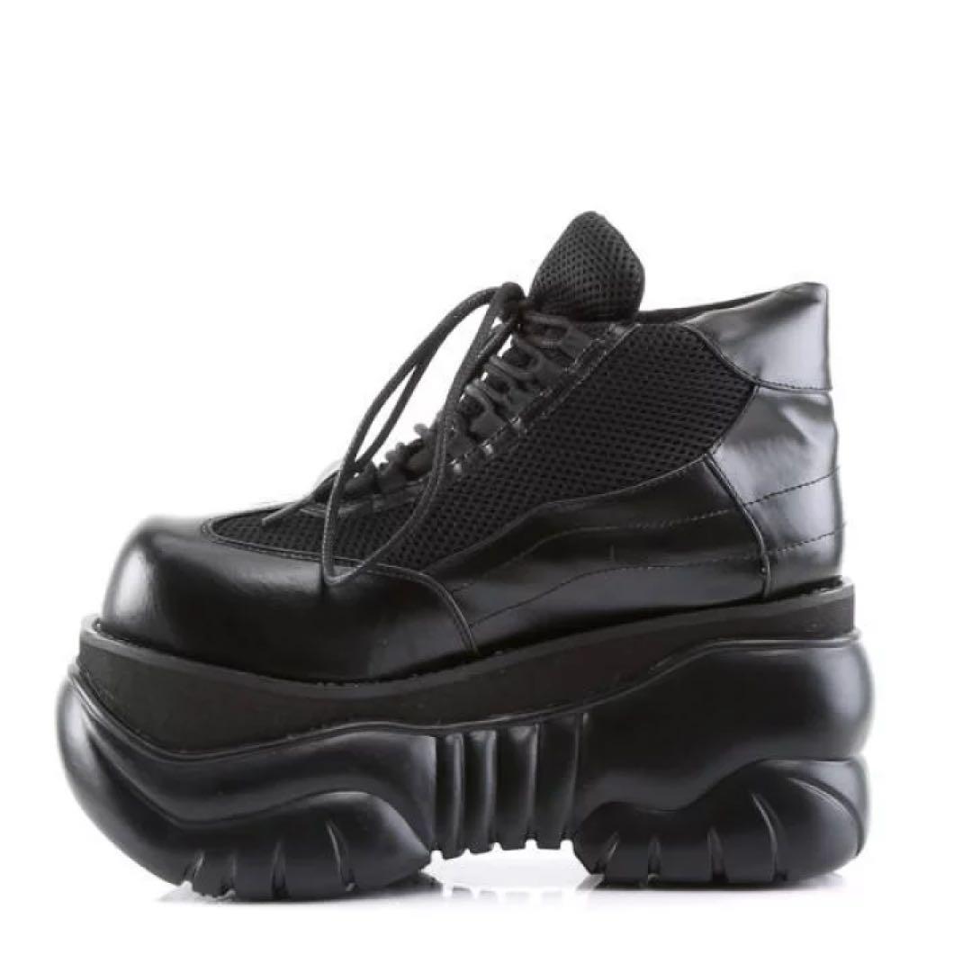 新品⭐️ Demonia デモニア 厚底スニーカー ブーツ28cm 黒 M10