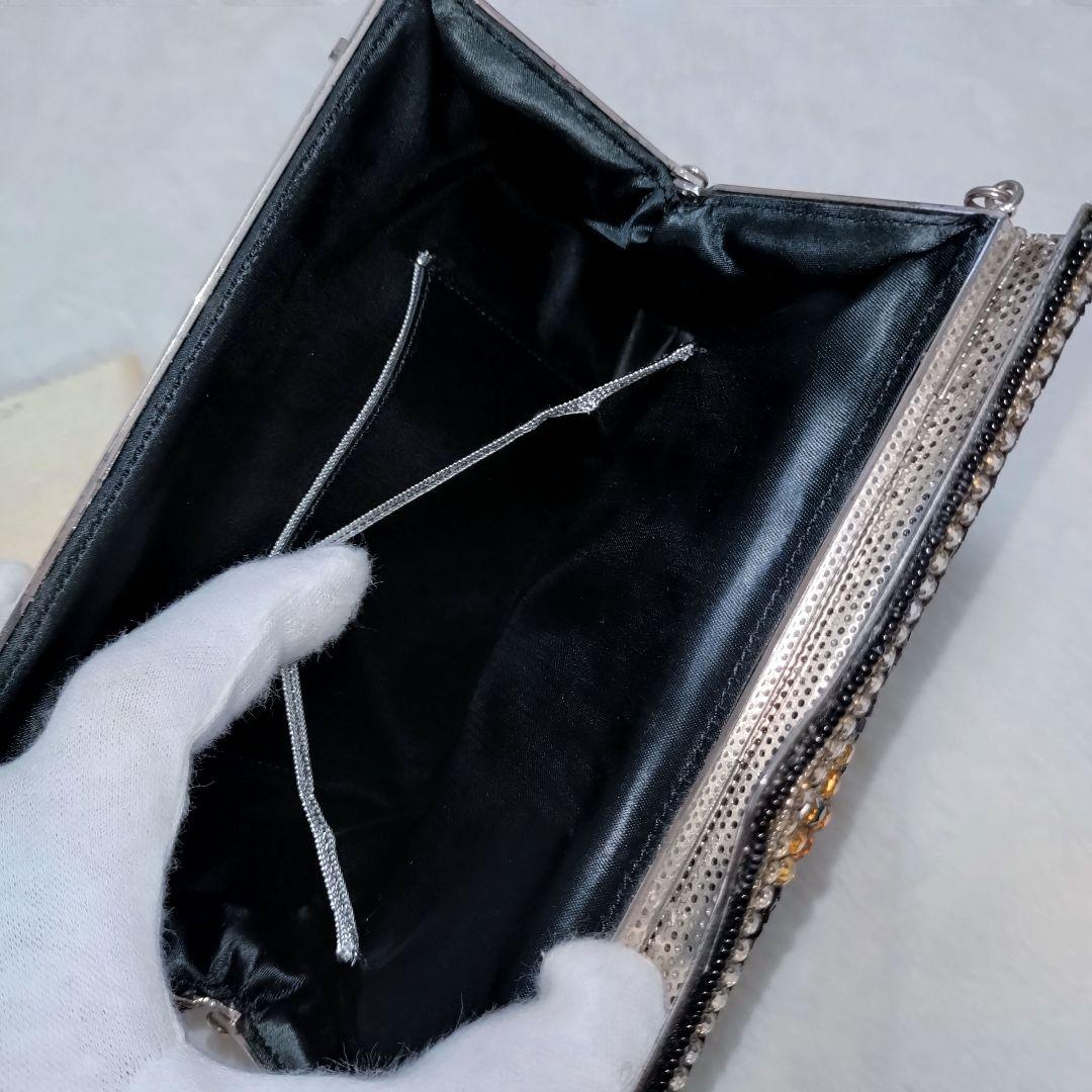 ✨️希少 皇室御用達 ヴィンテージ はしもと ビーズバッグ パーティーバッグ