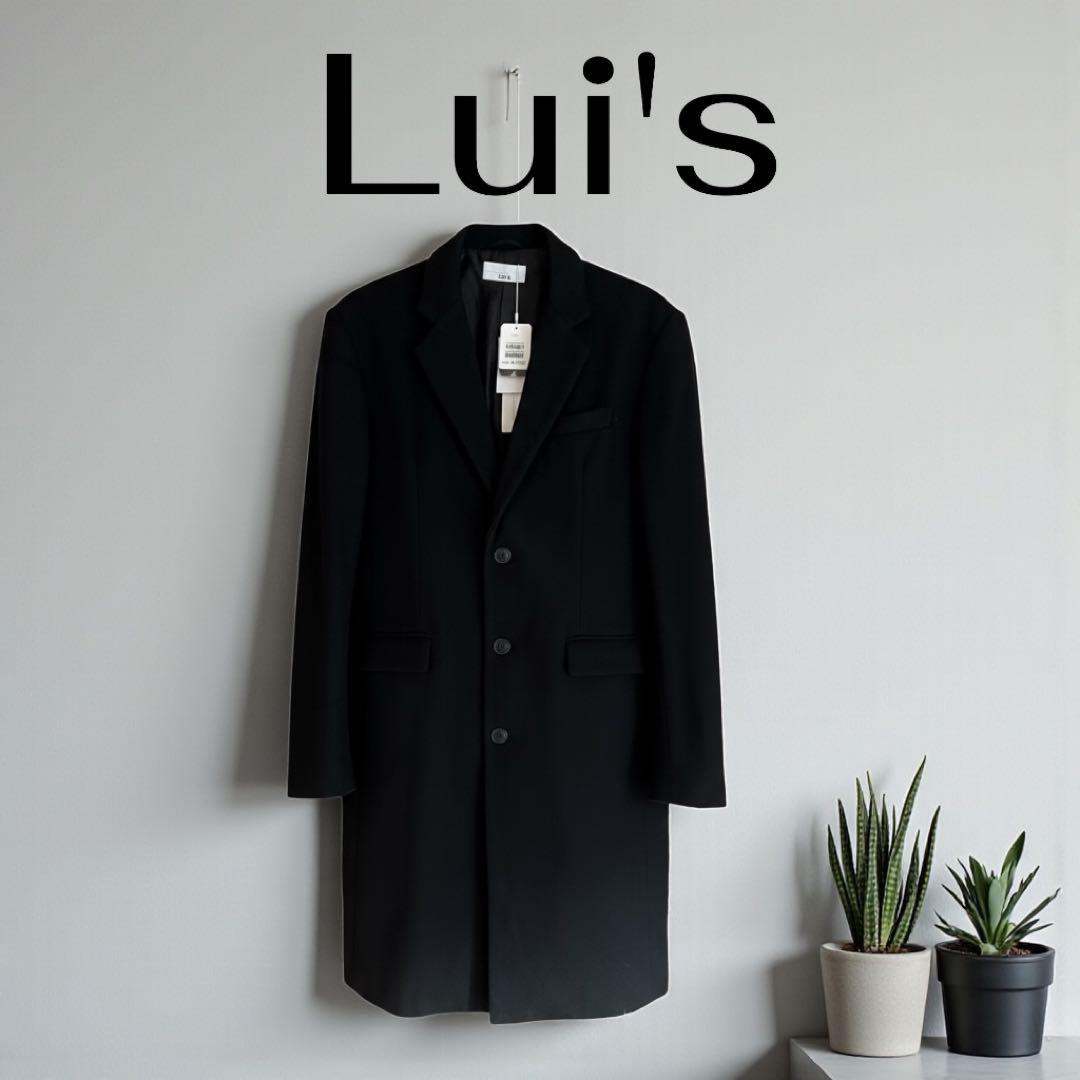 【新品　未使用　タグ付き】Lui's 黒 チェスターコート