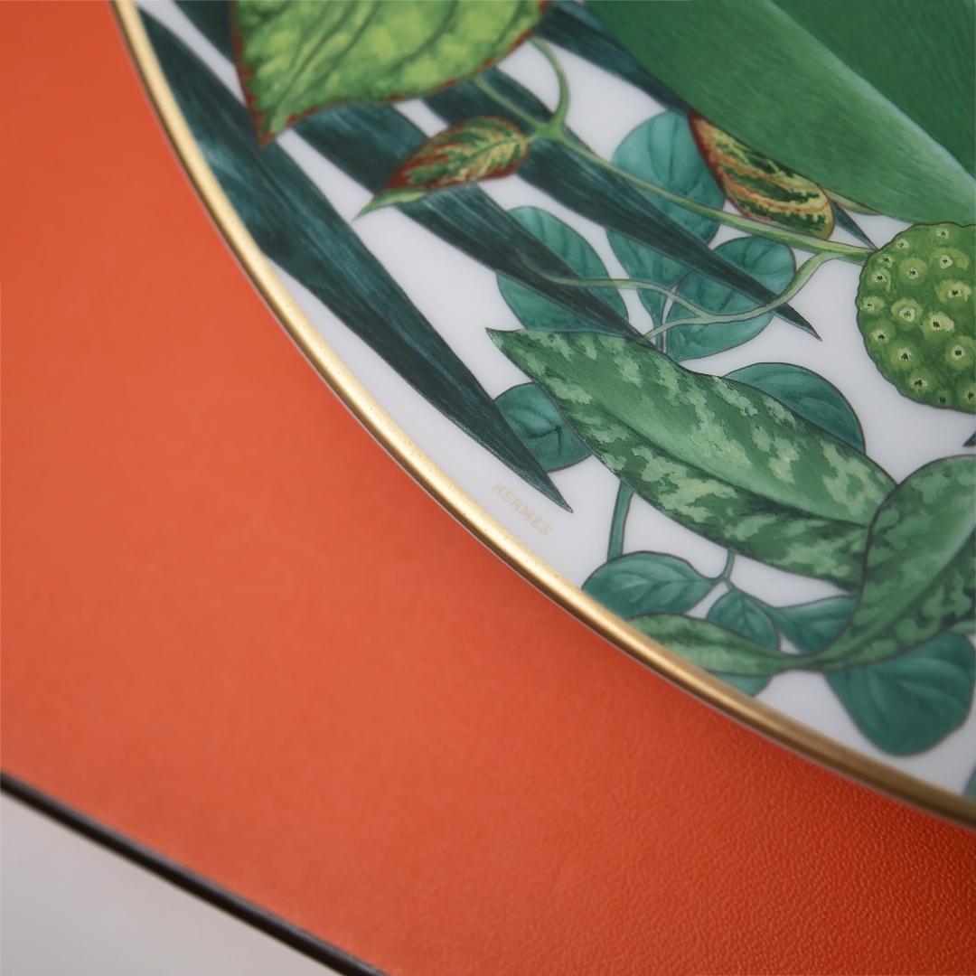 【未使用/定価14万】エルメス パシフォリア サービングプレート2枚組/32cm