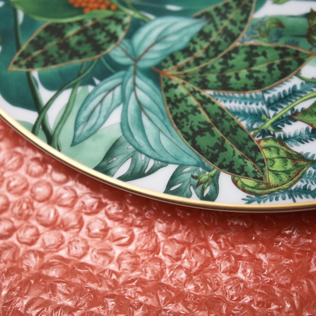 【未使用/定価14万】エルメス パシフォリア サービングプレート2枚組/32cm