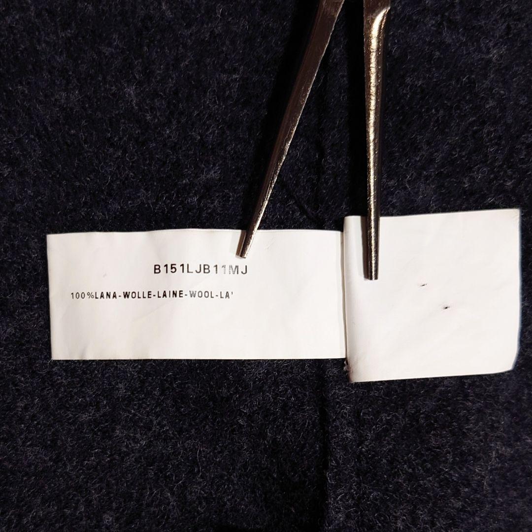 EMPORIO ARMANI レザーベルト付ウールコート L