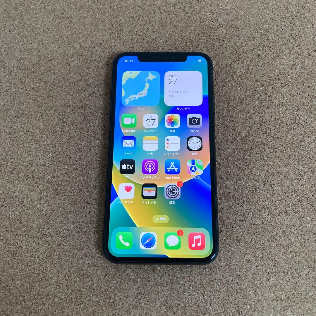 4017【早い者勝ち】電池新品☆iPhoneX 256GB SIMフリー☆
