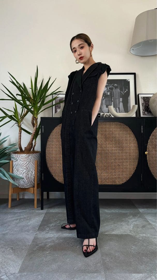 ANDREA&Co.デニムロンパース