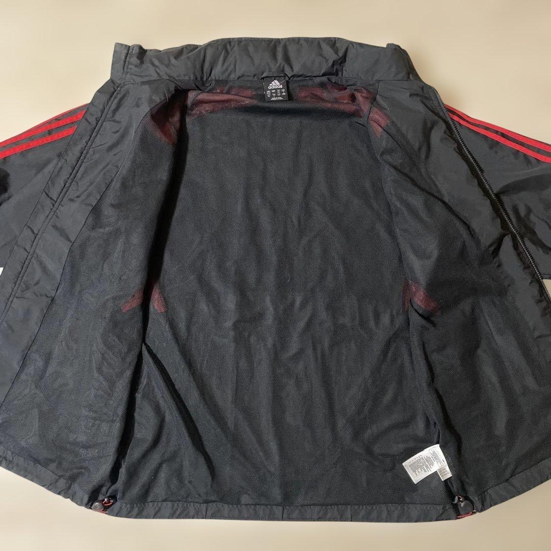 adidas ACミラン ジャージ　ジャケット 黒/赤　bwin サイズL