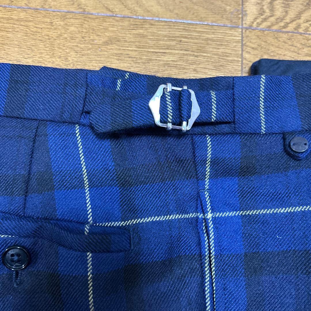 【レア】サンプル品ベルナールザンス チェック柄 スラックス　サイズ42