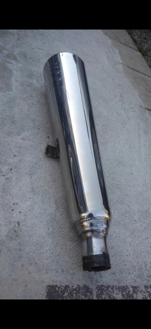 TW200　スーパートラップ　スリップオンマフラー　エキマニ付き