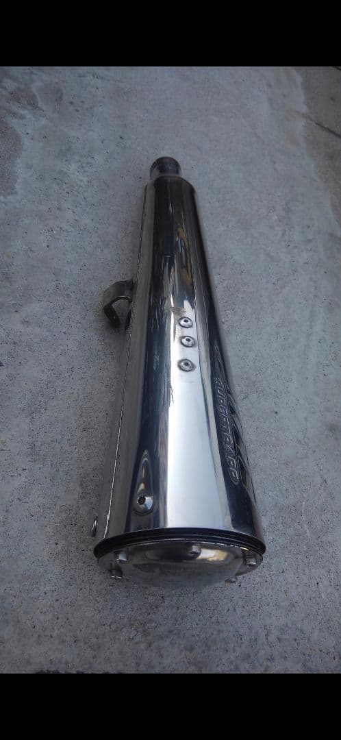 TW200　スーパートラップ　スリップオンマフラー　エキマニ付き