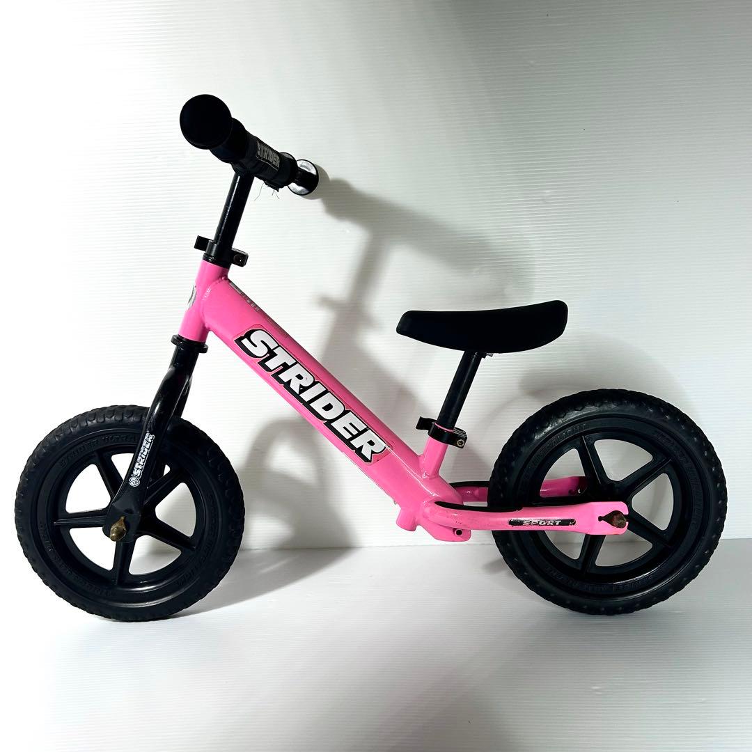良品☆STRIDER ストライダー スポーツ キックバイク ピンク 補助なし