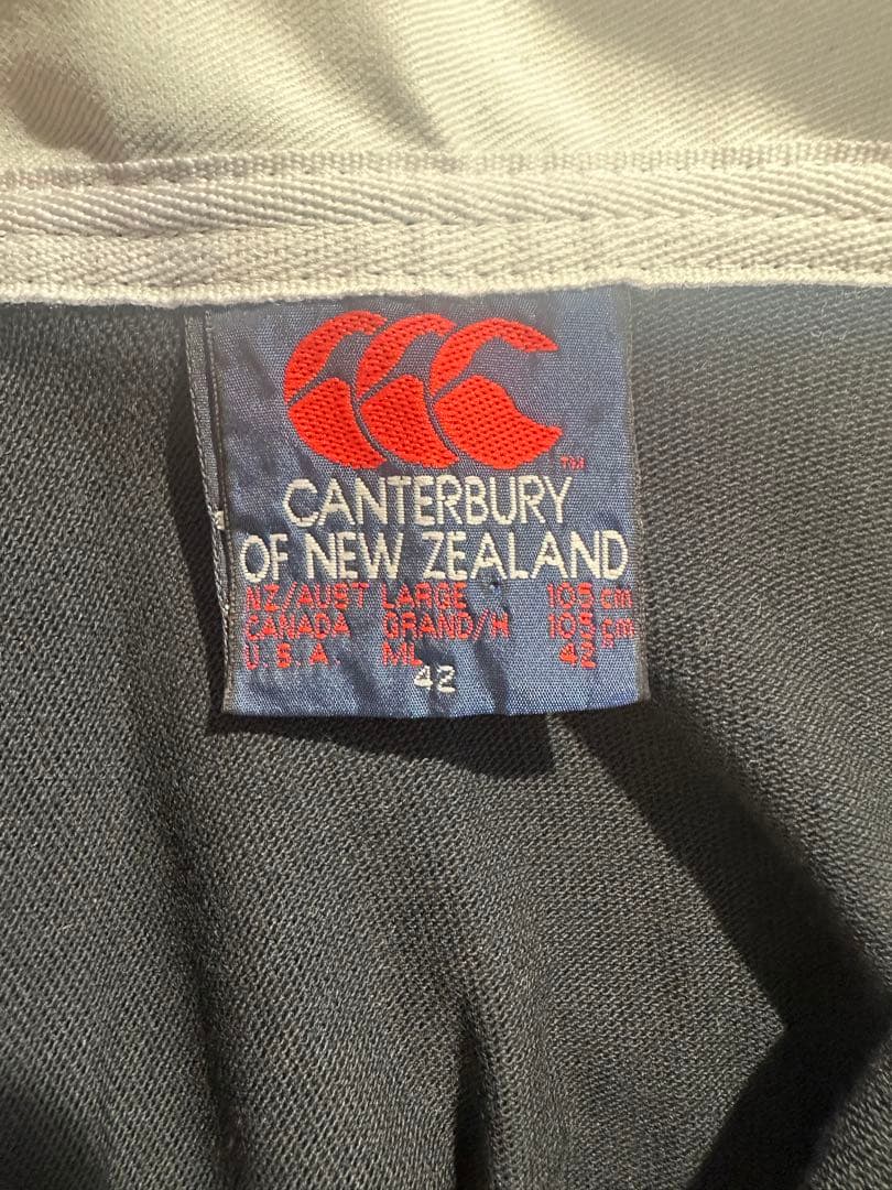 Canterbury ALL BLACKS ラガーシャツ 長袖 USA42