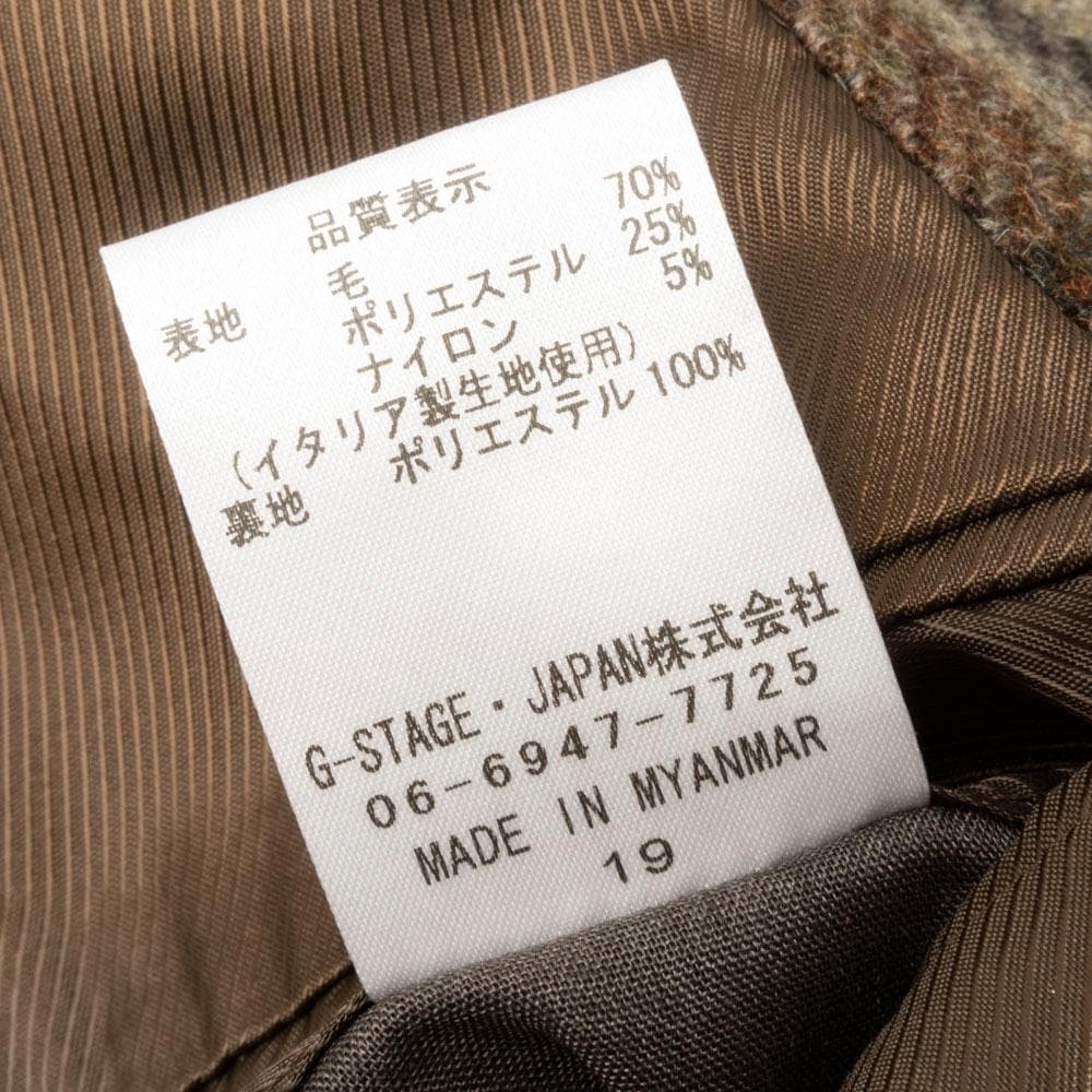 定価52,800円/未使用『g-stage』オーバーコート 48 管理12125