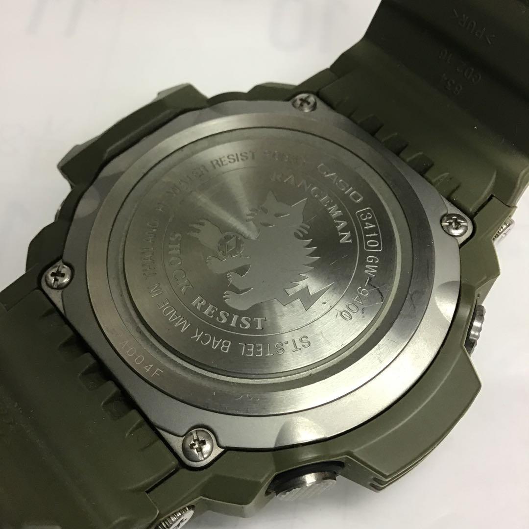 ❣️CASIO カシオ❣️G-SHOCK レンジマン　ソーラー電波オリーブグリーン