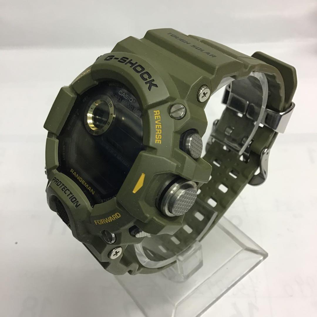 ❣️CASIO カシオ❣️G-SHOCK レンジマン　ソーラー電波オリーブグリーン
