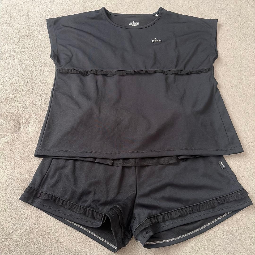 Prince フリル付きブラックウェアセット