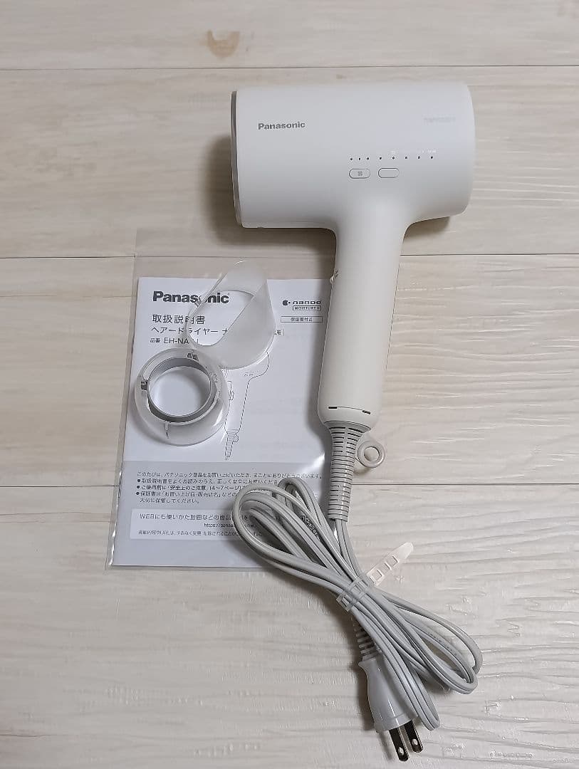 パナソニック ナノケア Panasonic EH-NA0J 22年製 WH 01