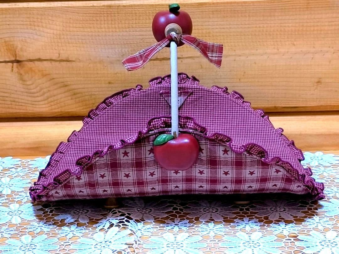 ⭐️アメリカンカントリー雑貨♥サンタさんからの贈り物★ෆまん丸りんごෆバスケット