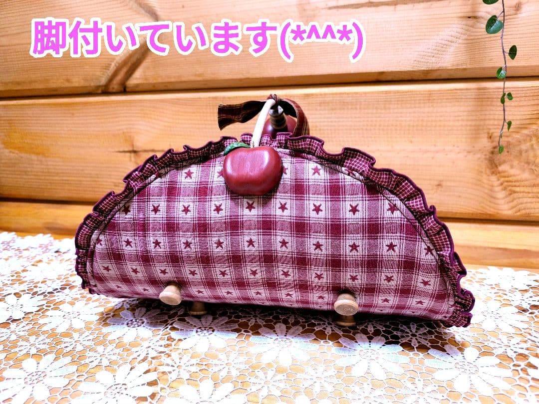 ⭐️アメリカンカントリー雑貨♥サンタさんからの贈り物★ෆまん丸りんごෆバスケット