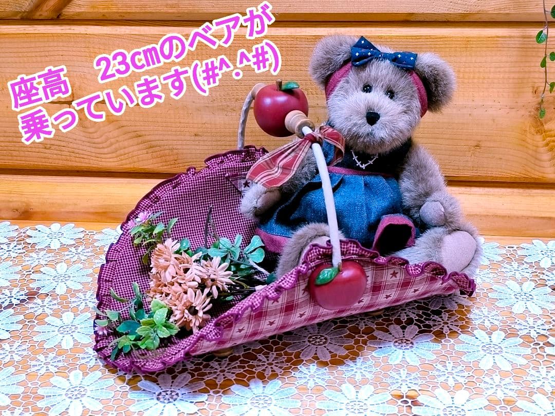 ⭐️アメリカンカントリー雑貨♥サンタさんからの贈り物★ෆまん丸りんごෆバスケット