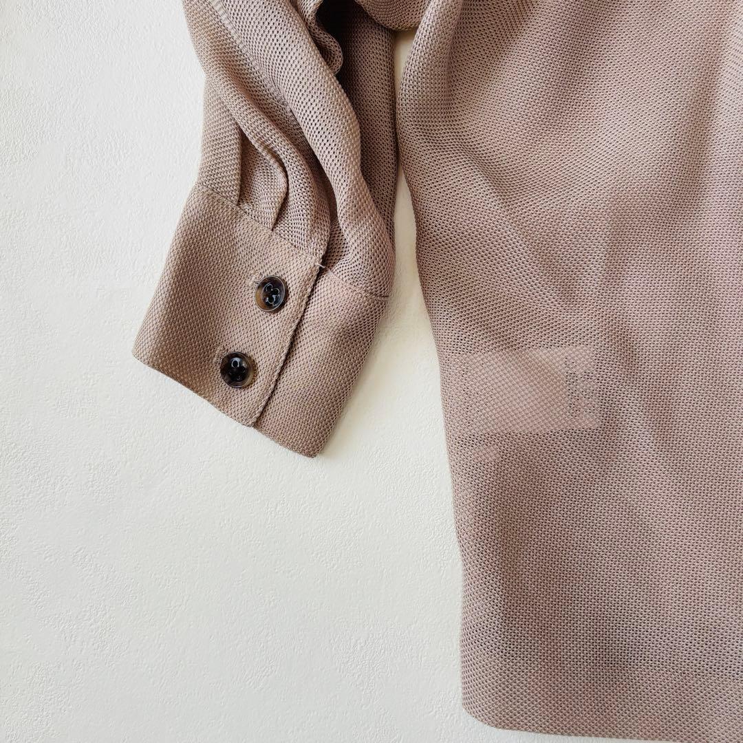 25SS 美品 DOUDOUドゥドゥ メッシュドルマンシャツジャケット