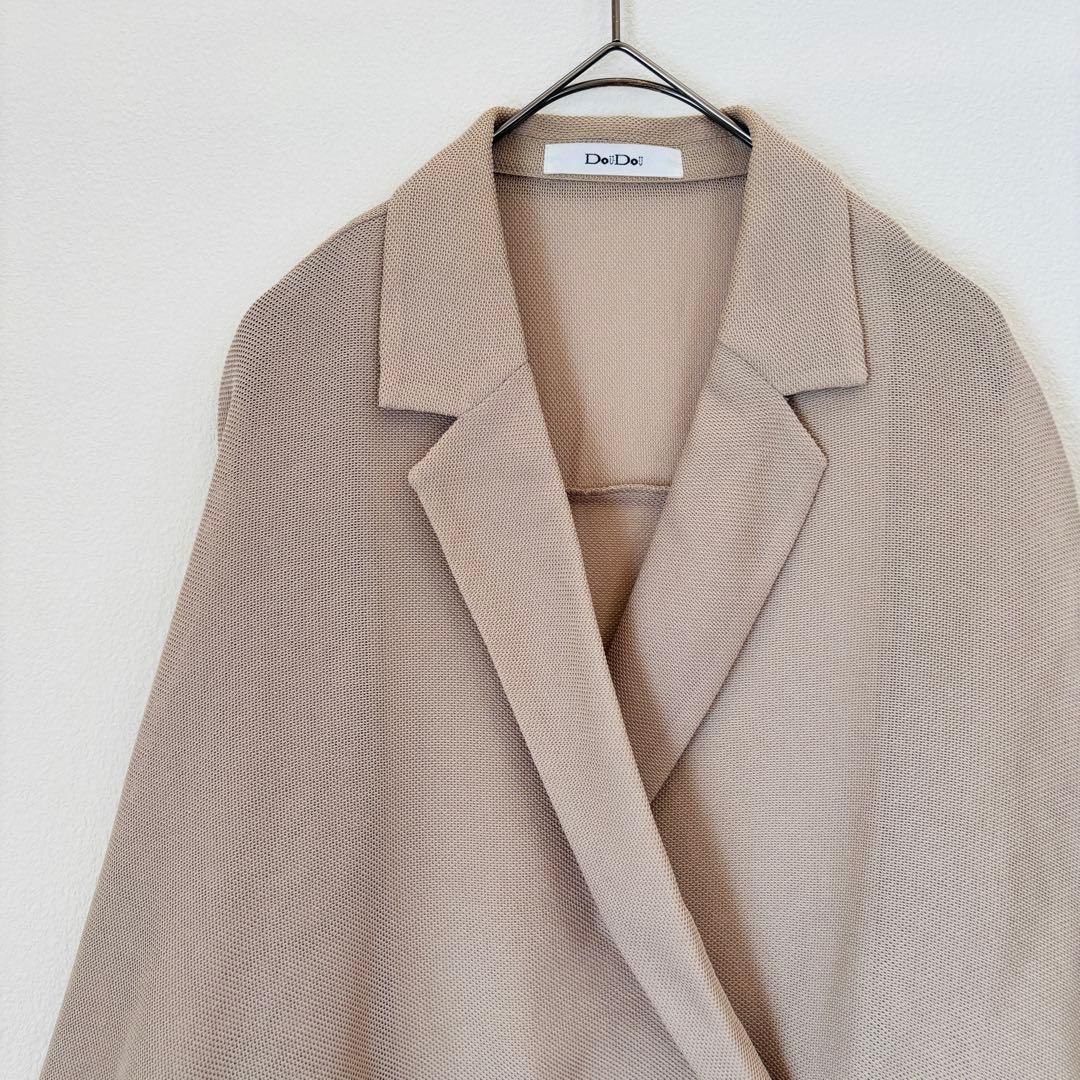 25SS 美品 DOUDOUドゥドゥ メッシュドルマンシャツジャケット