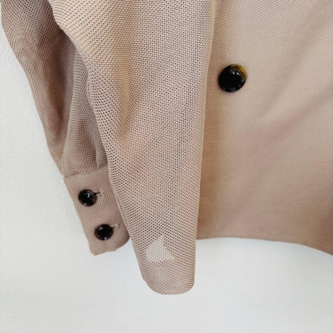 25SS 美品 DOUDOUドゥドゥ メッシュドルマンシャツジャケット