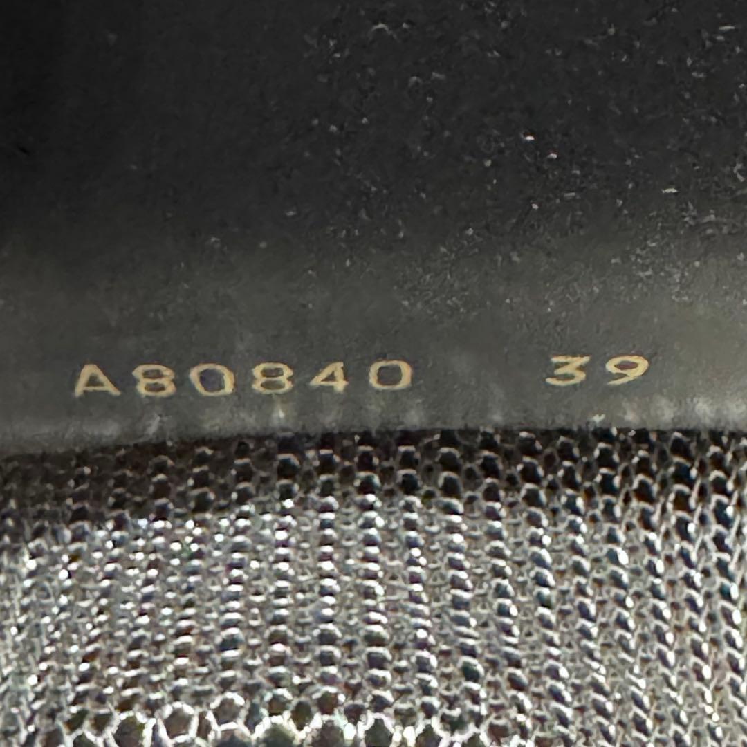 【極美品】Sergio Rossi SR1 39 グリッター　スニーカー　黒×銀