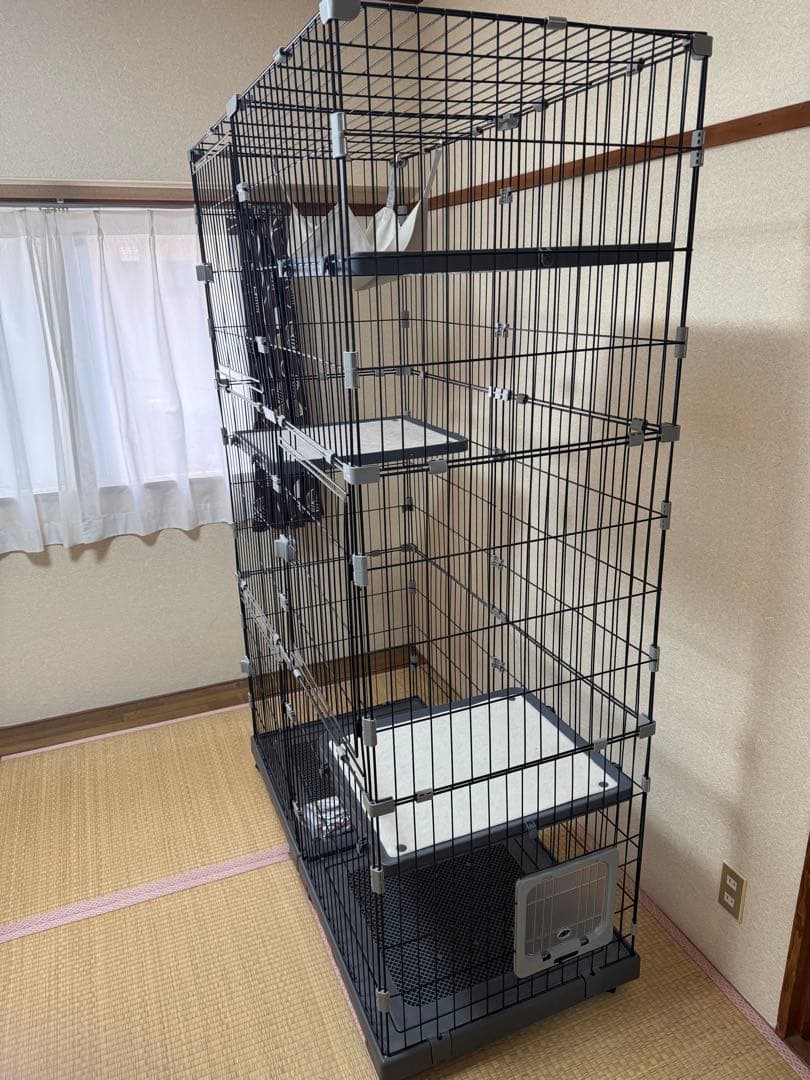 多段式金属製キャットケージ