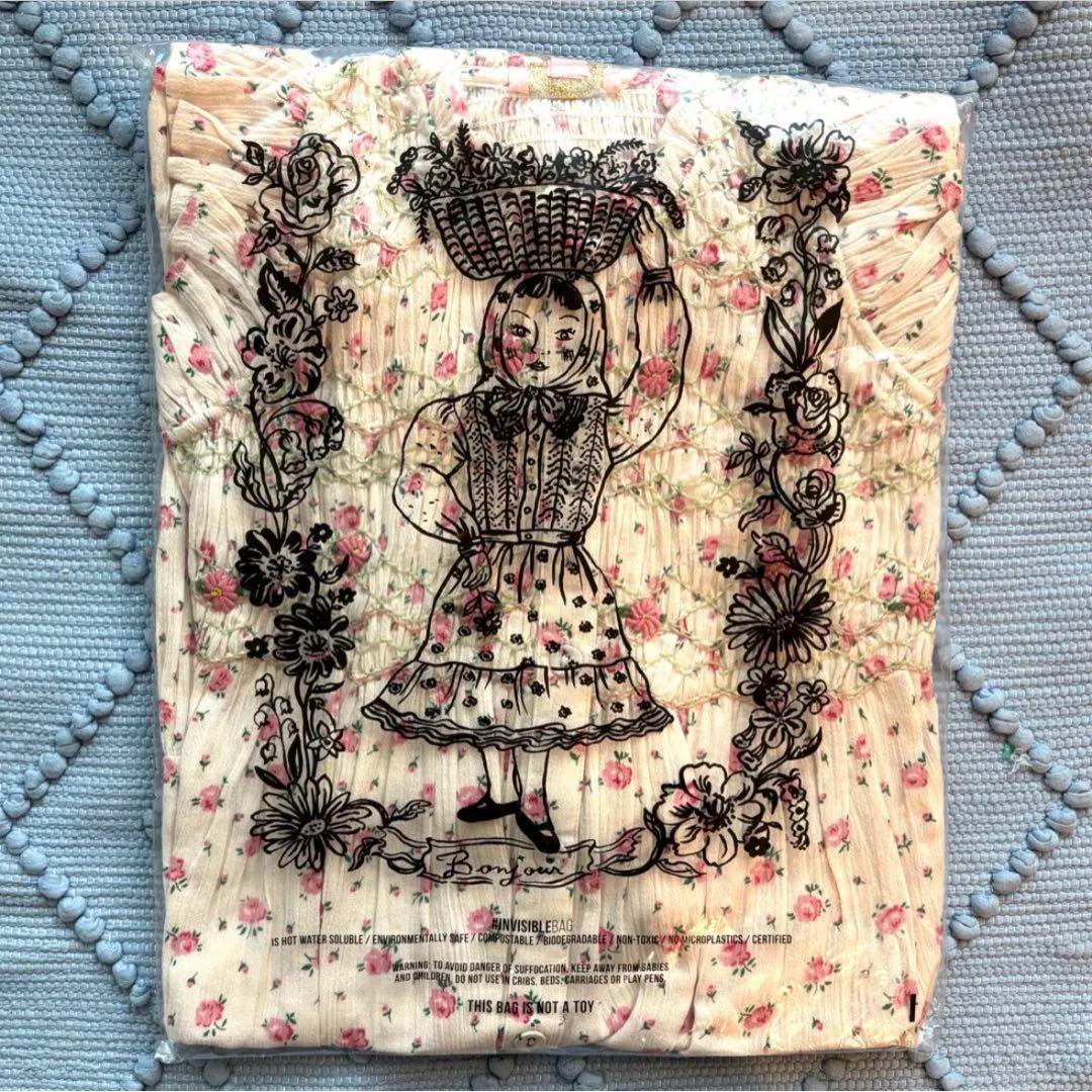 未開封新品8y ②Ibiza Dress roosa bloom print