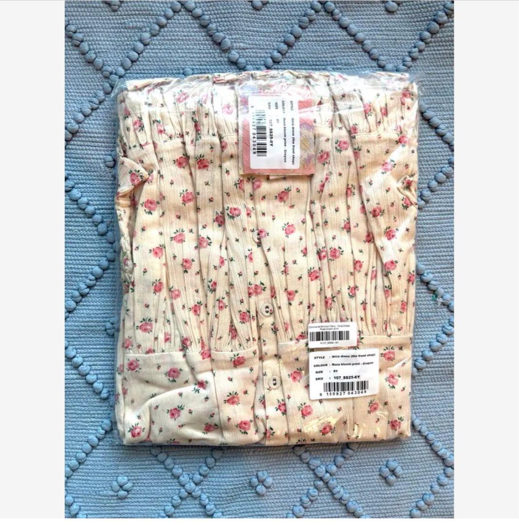 未開封新品8y ②Ibiza Dress roosa bloom print