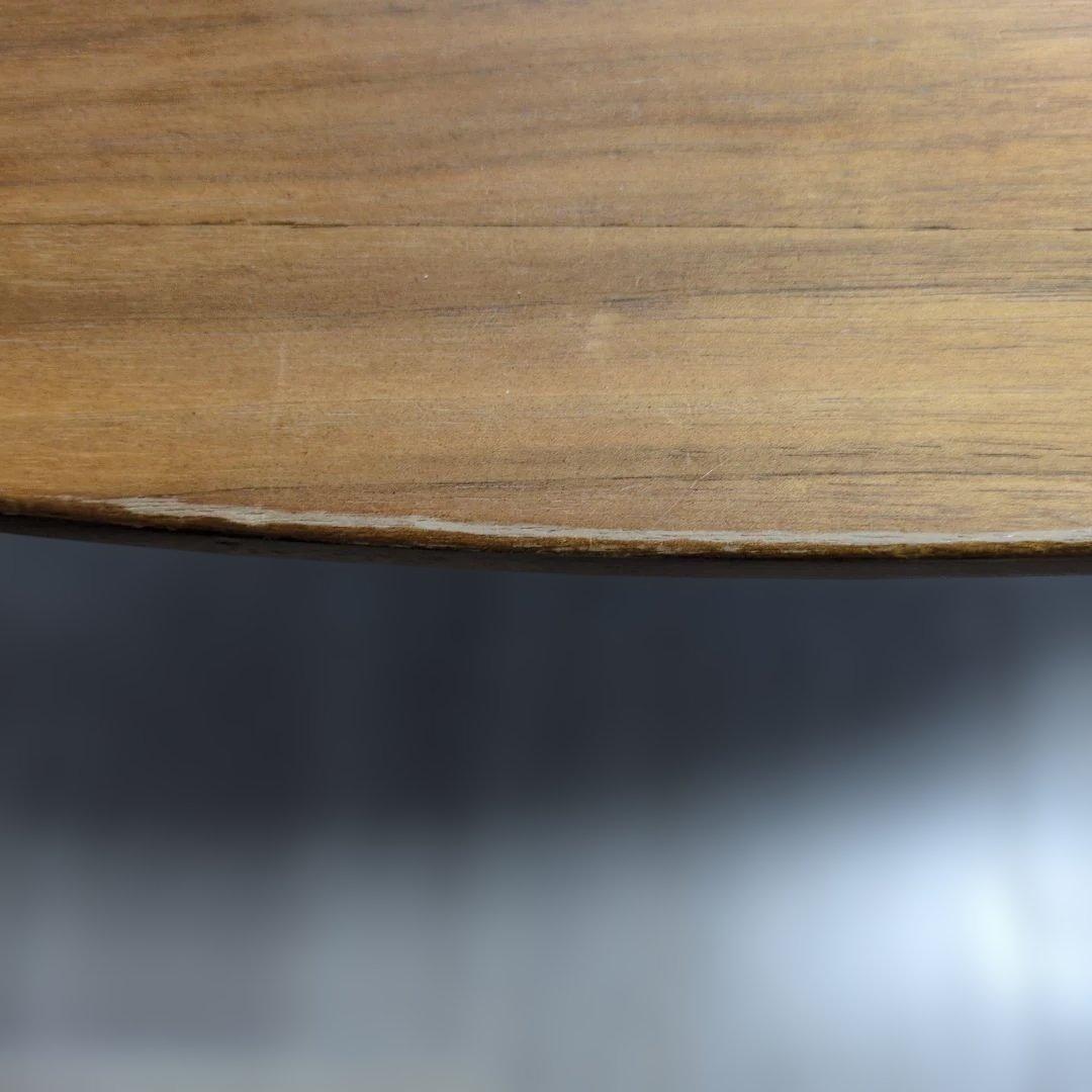 カリモク　センターテーブル　楕円形ウォールナットナチュラルカラー　北欧