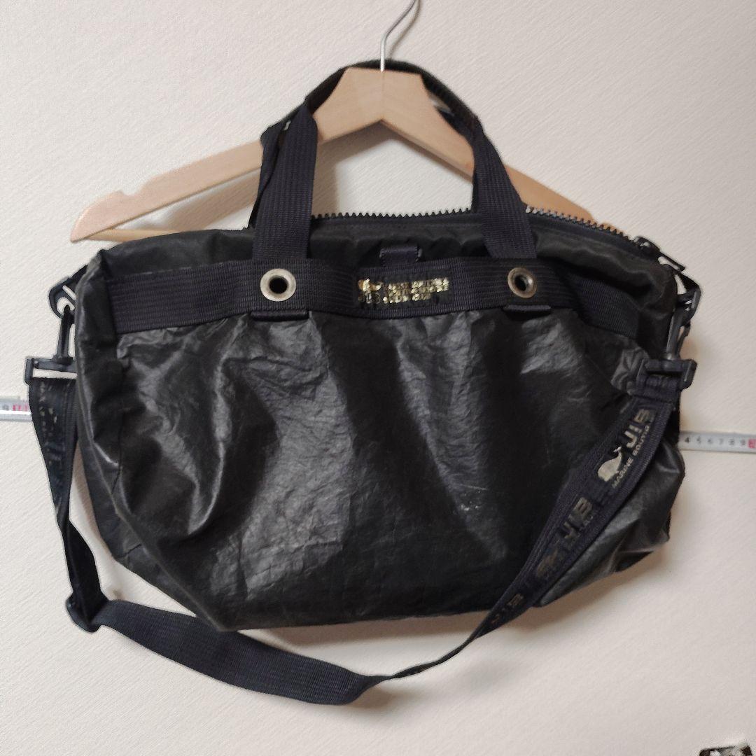 JIB 2WAYショルダー&ハンドル　円柱形　黒　シンプル　軽量 バッグ