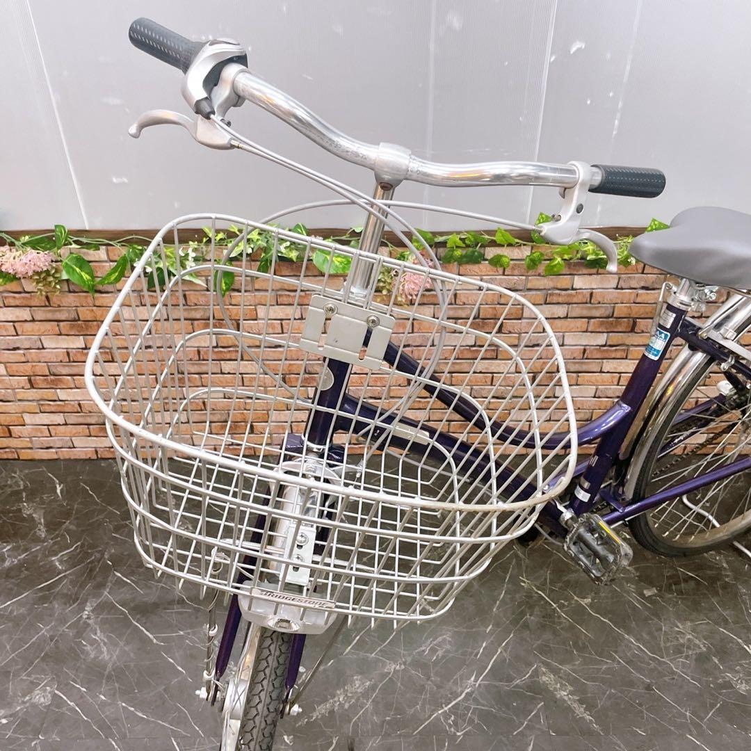 【10】一般車 シティー車 ブリヂストン trendy パープル 内装変速付き