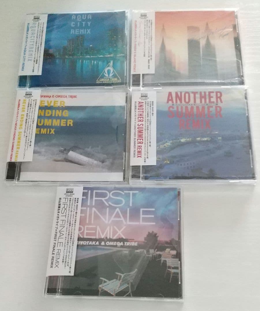 杉山清貴&オメガトライブ REMIX CD ５枚セット 新品未使用