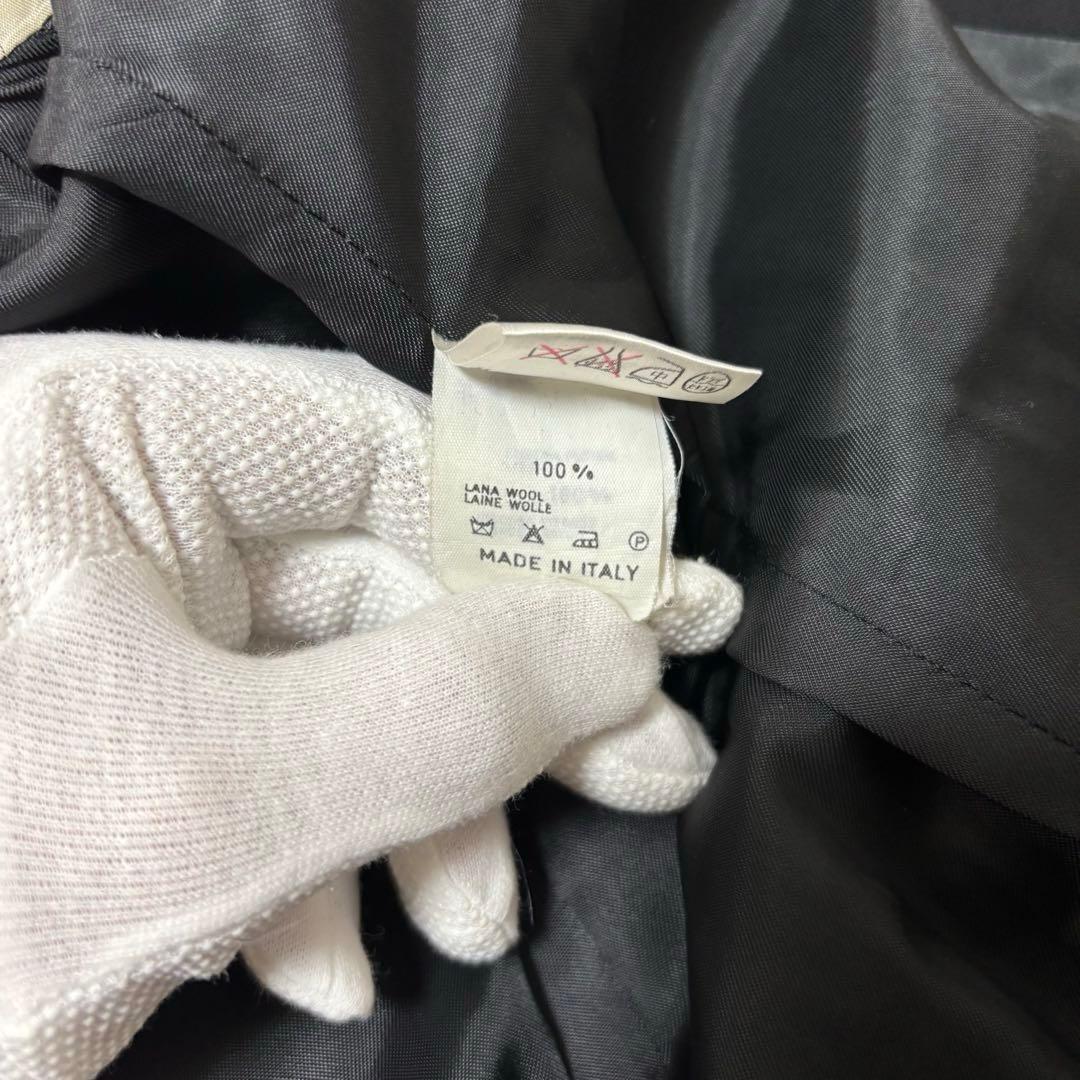 COSTUME NATIONAL HOMME ブラック1B シングル スーツ48